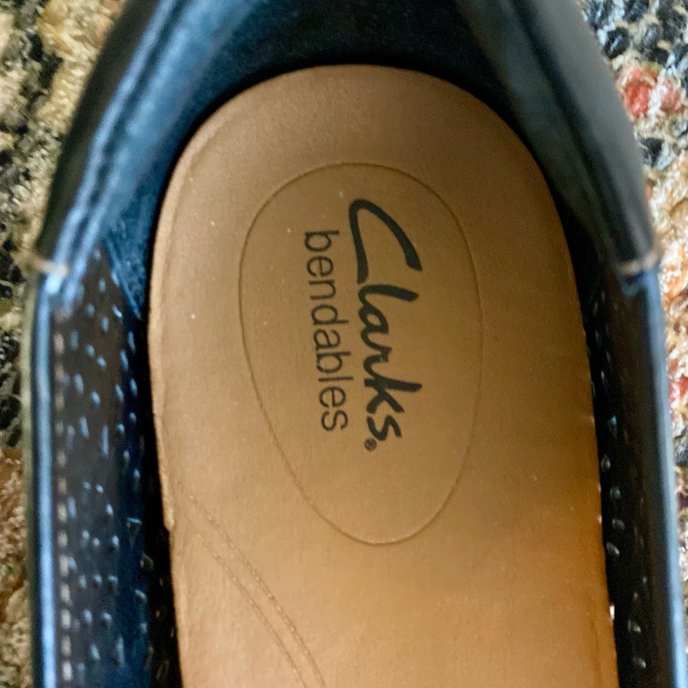 Clarks Women's Bendable Black Poem Journal Ballet Flats Size 9 - Picture 2 of 6